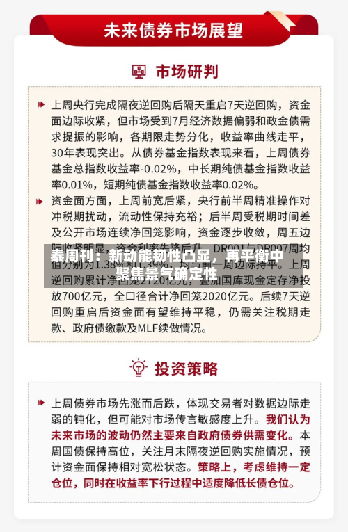 泰周刊：新动能韧性凸显，再平衡中聚焦景气确定性-第1张图片