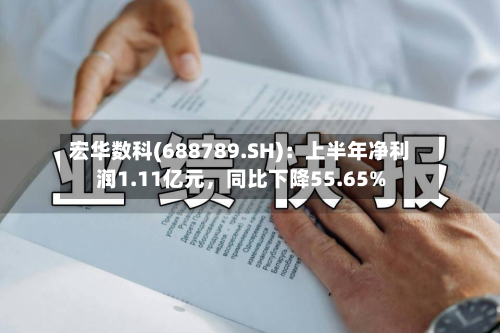 宏华数科(688789.SH)：上半年净利润1.11亿元，同比下降55.65%-第2张图片