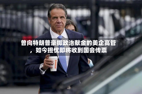 曾向特朗普豪掷政治献金的美企高管，如今担忧即将收到国会传票-第1张图片