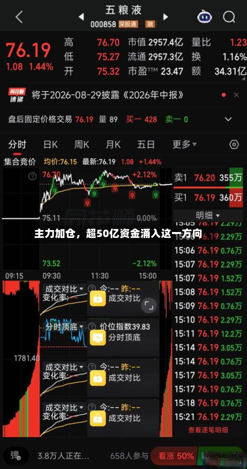 主力加仓，超50亿资金涌入这一方向