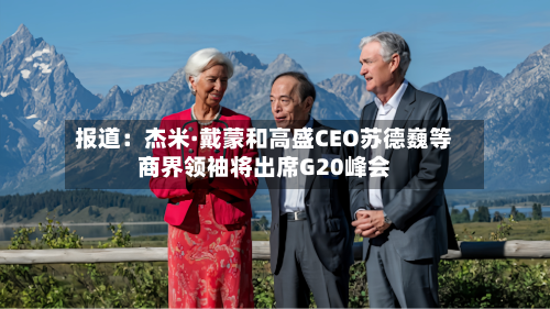 报道:杰米·戴蒙和高盛CEO苏德巍等商界领袖将出席G20峰会-第2张图片