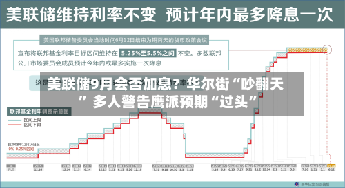 美联储9月会否加息？华尔街“吵翻天” 多人警告鹰派预期“过头	”-第2张图片