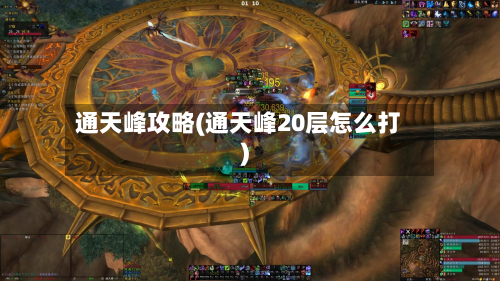 通天峰攻略(通天峰20层怎么打)