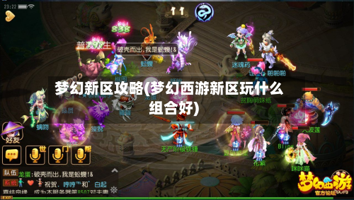 梦幻新区攻略(梦幻西游新区玩什么组合好)