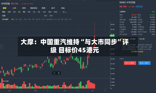 大摩：中国重汽维持“与大市同步	”评级 目标价45港元-第1张图片