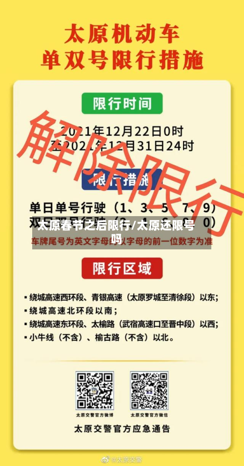 太原春节之后限行/太原还限号吗-第2张图片