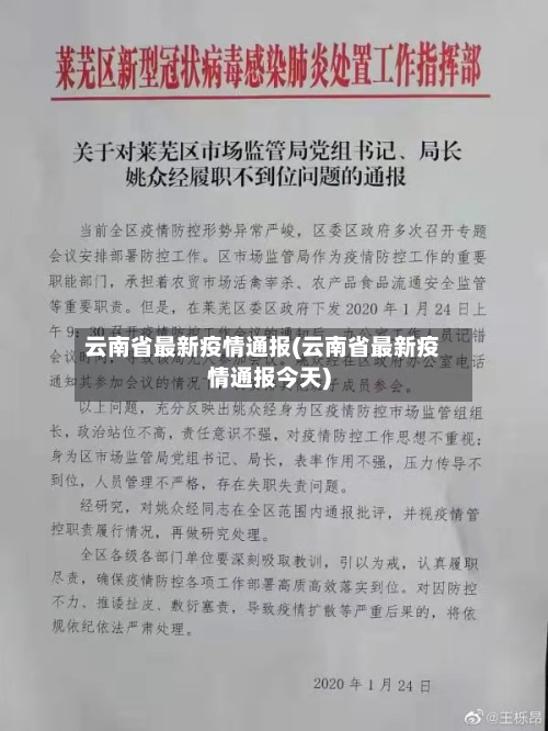 云南省最新疫情通报(云南省最新疫情通报今天)-第2张图片