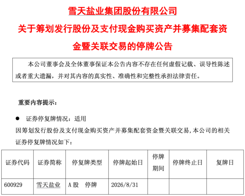重大资产重组！半导体龙头，突发公告！下周一停牌